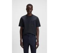 BOSS Camiseta de algodón con detalle de bolsillo - StyleC-Taut 105, 50543405 Azul oscuro XXXL