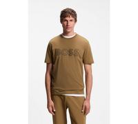 BOSS Camiseta de algodón con logo - StyleTS_Retro Logo, 50574521 Marrón XL