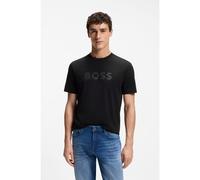 BOSS Camiseta de algodón con logo tonal grande - StyleTe_Logo, 50566504 Negro S