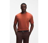 BOSS Camiseta de algodón con monograma Double B - StyleC-Taut 01, 50555844 Naranja M