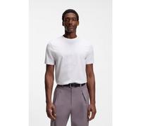 BOSS Camiseta de algodón con motivo en jacquard - StyleH-Thompson 233, 50558850 Blanco XXXL