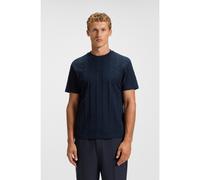 BOSS Camiseta de algodón con motivo jacquard - StyleTS_Mirror Artwork, 50548649 Azul oscuro XXXL