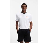 BOSS Camiseta de algodón elástico con bandera nacional y logo - StyleTS_BB BC Lux Tee, 50562134 Alemania XXL