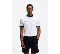 BOSS Camiseta de algodón elástico con bandera nacional y logo - StyleTS_BB BC Lux Tee, 50562134 Alemania M