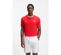 BOSS Camiseta de algodón elástico con bandera nacional y logo - StyleTS_BB BC Lux Tee, 50562134 Canadá M