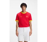 BOSS Camiseta de algodón elástico con bandera nacional y logo - StyleTS_BB BC Lux Tee, 50562134 España M