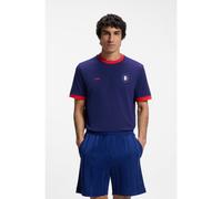 BOSS Camiseta de algodón elástico con bandera nacional y logo - StyleTS_BB BC Lux Tee, 50562134 Francia XXL