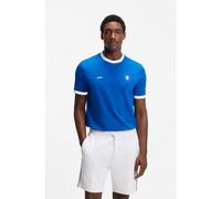 BOSS Camiseta de algodón elástico con bandera nacional y logo - StyleTS_BB BC Lux Tee, 50562134 Italia XS