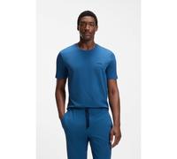 BOSS Camiseta de algodón elástico con logo bordado - StyleMix&Match T-Shirt R, 50515312 Azul S