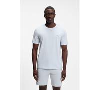 BOSS Camiseta de algodón elástico con logo bordado - StyleMix&Match T-Shirt R, 50515312 Celeste M