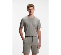 BOSS Camiseta de algodón elástico con logo bordado - StyleMix&Match T-Shirt R, 50515312 Gris claro M