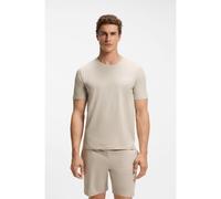 BOSS Camiseta de algodón elástico con logo bordado - StyleMix&Match T-Shirt R, 50515312 Gris claro S