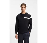BOSS Camiseta de algodón elástico con logo estampado - StyleTogn 1_IN, 50568083 Azul oscuro S