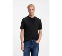 BOSS Camiseta de algodón interlock con logo bordado - StyleTe_interlock, 50554790 Negro XXL