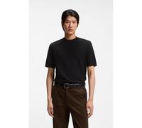 BOSS Camiseta de algodón mercerizado con estructura entretejida - StyleL-Tesar 17, 50558566 Negro M
