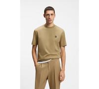 BOSS Camiseta de algodón mercerizado con monograma Double B - StyleC-Taut 01, 50555844 Beige M