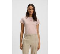 BOSS Camiseta de algodón mercerizado con monograma Double B - StyleEventsa6, 50534800 Rosa claro M