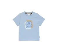 BOSS Camiseta de algodón para niños con monograma Double B - StyleJ52108/88718M, J52108 Celeste 74