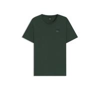 BOSS Camiseta de equitación en algodón elástico con aplique de logo - StylePIERCE PATCH BLACK, B7M0601 Verde oscuro XS