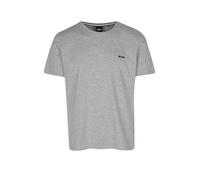 Hugo Boss Camiseta Mix&Match de algodón elástico con logo bordado gris claro XL