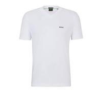 Boss Camiseta de Manga Corta para Hombre, Color Blanco 100, Talla S EU, White100, S
