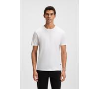 BOSS Camiseta de manga corta slim fit en algodón mercerizado - StyleTessler 150, 50468395 Blanco XL