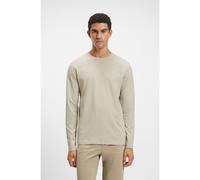 BOSS Camiseta de manga larga de algodón con logo en aplique - StyleTacks, 50512111 Beige claro M