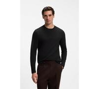 BOSS Camiseta de manga larga en algodón con detalle de logo - StyleH-Talley 01, 50567762 Negro XXXL