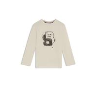 BOSS Camiseta de manga larga para niños en algodón con monograma Double B - StyleJ52365/21C04A, J52365 Beige claro 150