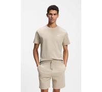 BOSS Camiseta de pijama en algodón con logo bordado - StyleWaffle T-Shirt, 50535891 Beige claro S