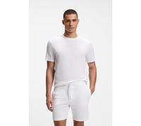 BOSS Camiseta de pijama en algodón con logo bordado - StyleWaffle T-Shirt, 50535891 Blanco M