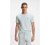 BOSS Camiseta de pijama en algodón con logo bordado - StyleWaffle T-Shirt, 50535891 Celeste M