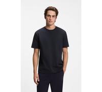 BOSS Camiseta de piqué de algodón con estampado integral - StyleTS_GOC Swing AO, 50566856 Azul oscuro M