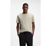 BOSS Camiseta de piqué de algodón con estampado integral - StyleTS_GOC Swing AO, 50566856 Beige claro S
