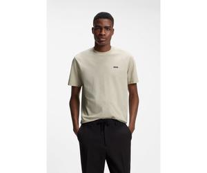 BOSS Camiseta de piqué de algodón con estampado integral - StyleTS_GOC Swing AO, 50566856 Beige claro XXL