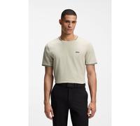 BOSS Camiseta de piqué de algodón - StyleTaul, 50521245 Beige claro XS