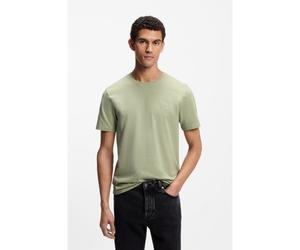 BOSS Camiseta de punto de algodón con aplique de logo - StyleTales, 50508584 Cal S