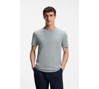 BOSS Camiseta de punto de algodón con aplique de logo - StyleTales, 50508584 Gris claro XL