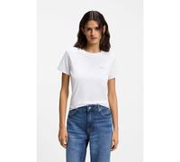 BOSS Camiseta de punto de algodón con detalle de logo - StyleC_Esogo_1, 50506973 Blanco M