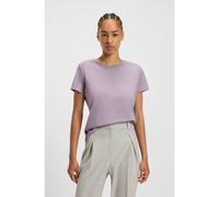 BOSS Camiseta de punto de algodón con detalle de logo - StyleC_Esogo_1, 50506973 Luz púrpura L