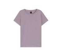 BOSS Camiseta de punto de algodón con detalle de logo - StyleC_Esogo_1, 50506973 Luz púrpura M