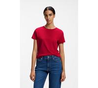 BOSS Camiseta de punto de algodón con detalle de logo - StyleC_Esogo_1, 50506973 Rojo XS