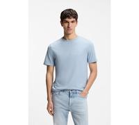 BOSS Camiseta de punto de algodón con detalle de logo - StyleThompson 01, 50468347 Celeste XXL
