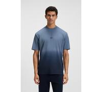 BOSS Camiseta de punto de algodón con efecto degradado - StyleTe_Gradient_IN, 50559039 Azul L