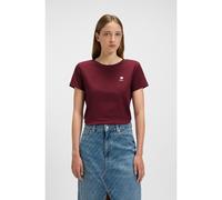 BOSS Camiseta de punto de algodón con ilustración en el pecho - StyleC_Esogo_3, 50545288 Rojo oscuro S