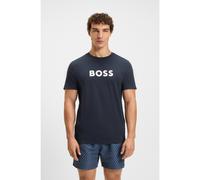BOSS Camiseta de punto de algodón con logo estampado - StyleT-Shirt RN, 50491706 Azul oscuro XS