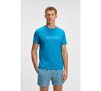 BOSS Camiseta de punto de algodón con logo estampado - StyleT-Shirt RN, 50491706 Turquesa S