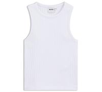 BOSS Camiseta de tirantes para niños en algodón elástico de canalé - StyleJ53024/10P06A, J53024 Blanco 102