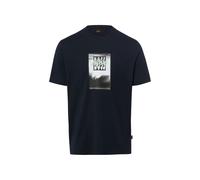 BOSS Camiseta 'Dj' marino / gris claro / menta XXL EUR