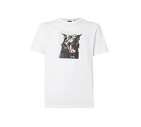 BOSS Camiseta 'Dobermann' gris / rosa / negro / blanco M EUR
